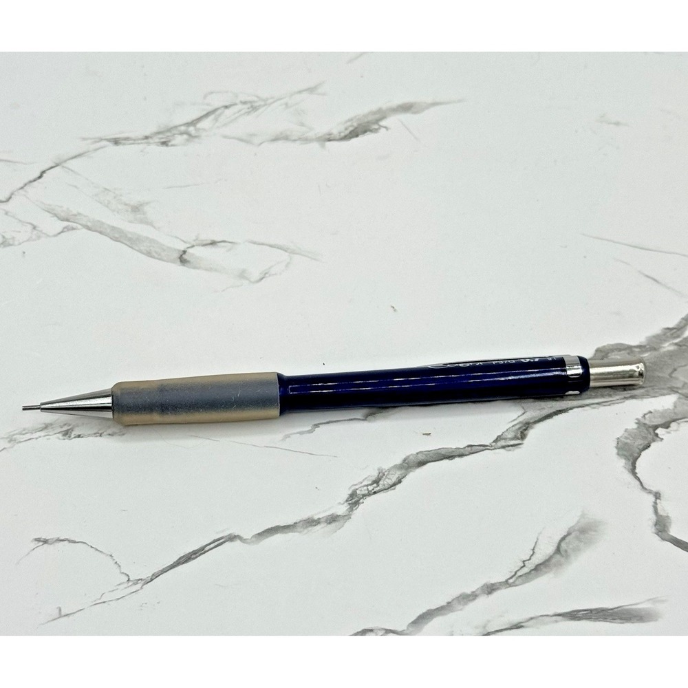 Pentel P37G  0.7mm Mechanical Pencil Blue Barrel Vintage w Gripper